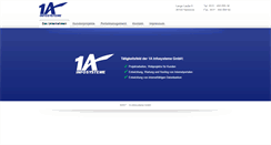 Desktop Screenshot of 1a-infosysteme.de