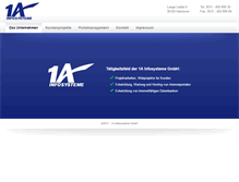 Tablet Screenshot of 1a-infosysteme.de